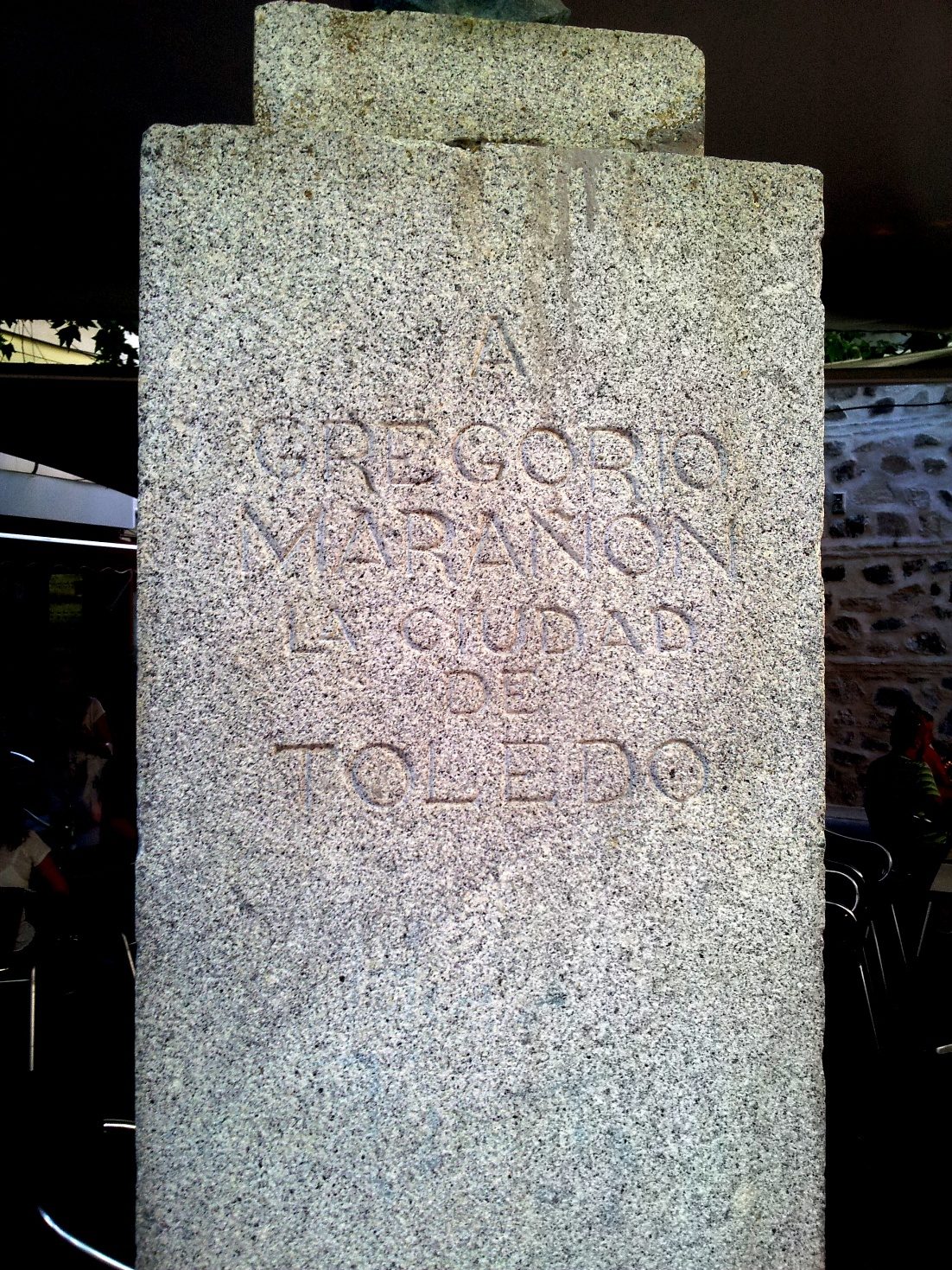 Gregorio Maranon's bust, Toledo - 03.jpg